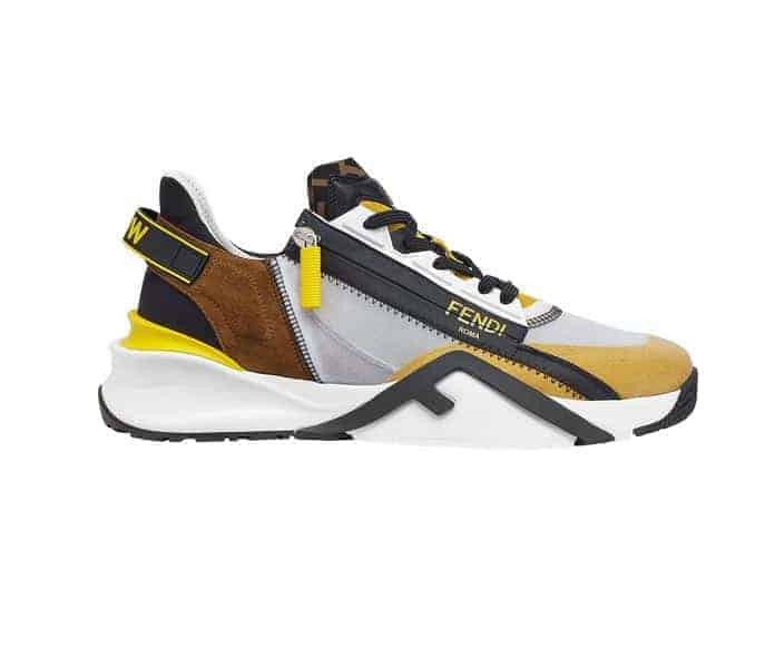 fendi force canvas sneaker