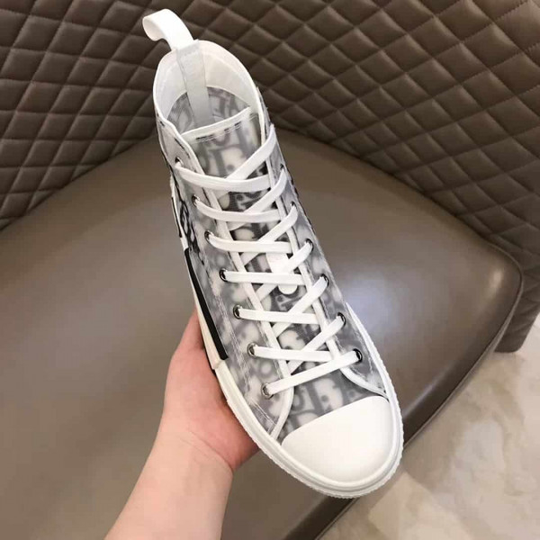 DIOR "B23" HIGH-TOP DIOR OBLIQUE SNEAKER - CD14