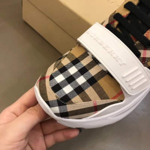 BURBERRY VINTAGE CHECK COTTON SNEAKER - BBR1