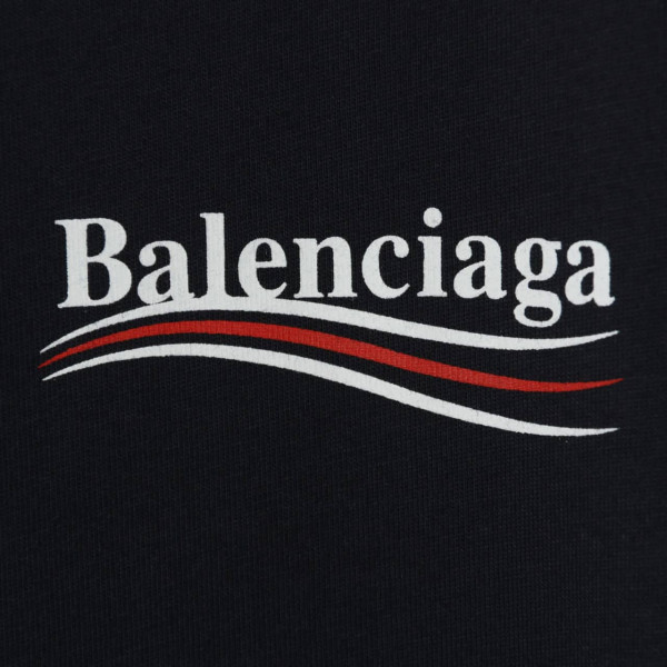 BALENCIAGA CLASSIC NAVY COKE SHORT SLEEVE