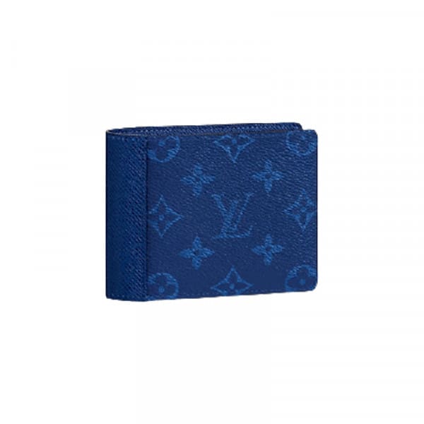 LOUIS VUITTON BLUE MULTIPLE WALLET