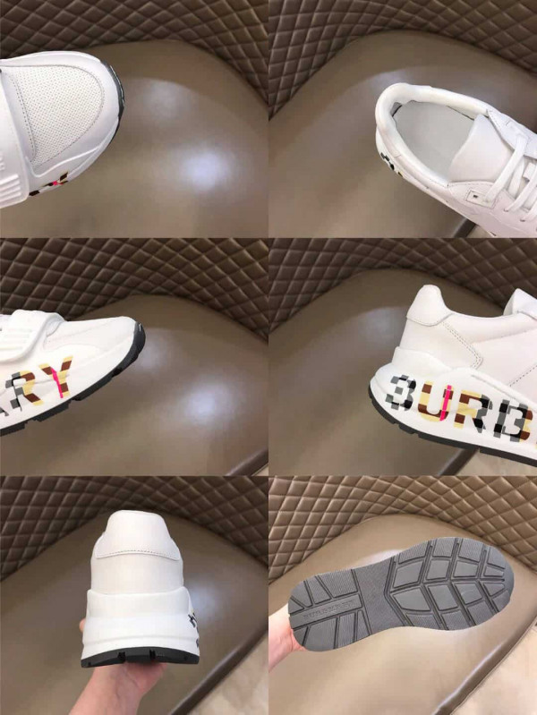 BURBERRY LOGO STRAP SNEAKERS - BBR57