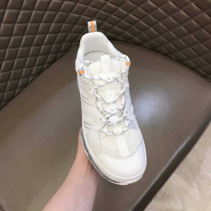 BURBERRY NYLON AND LEATHER UNION SNEAKERS - BBR59