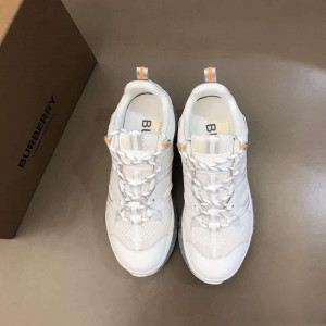 BURBERRY NYLON AND LEATHER UNION SNEAKERS - BBR59