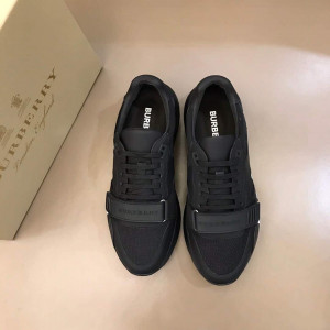 BURBERRY REGIS CHECK LACE-UP SNEAKER - BBR39