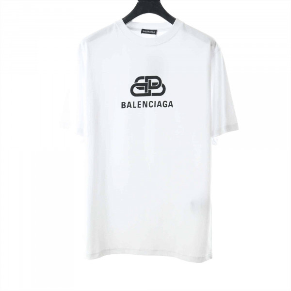 Balenciaga Metallic Printed Cotton Jersey T-Shirt - BBS014