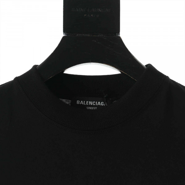 Balenciaga Smiley-Print Oversized T-shirt - BBS006