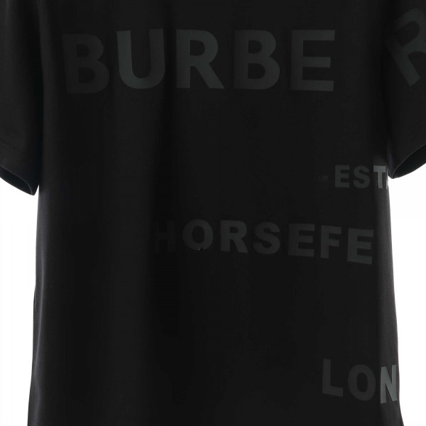 Burberry Horseferry Print Cotton Oversized T-Shirt - BBRS40