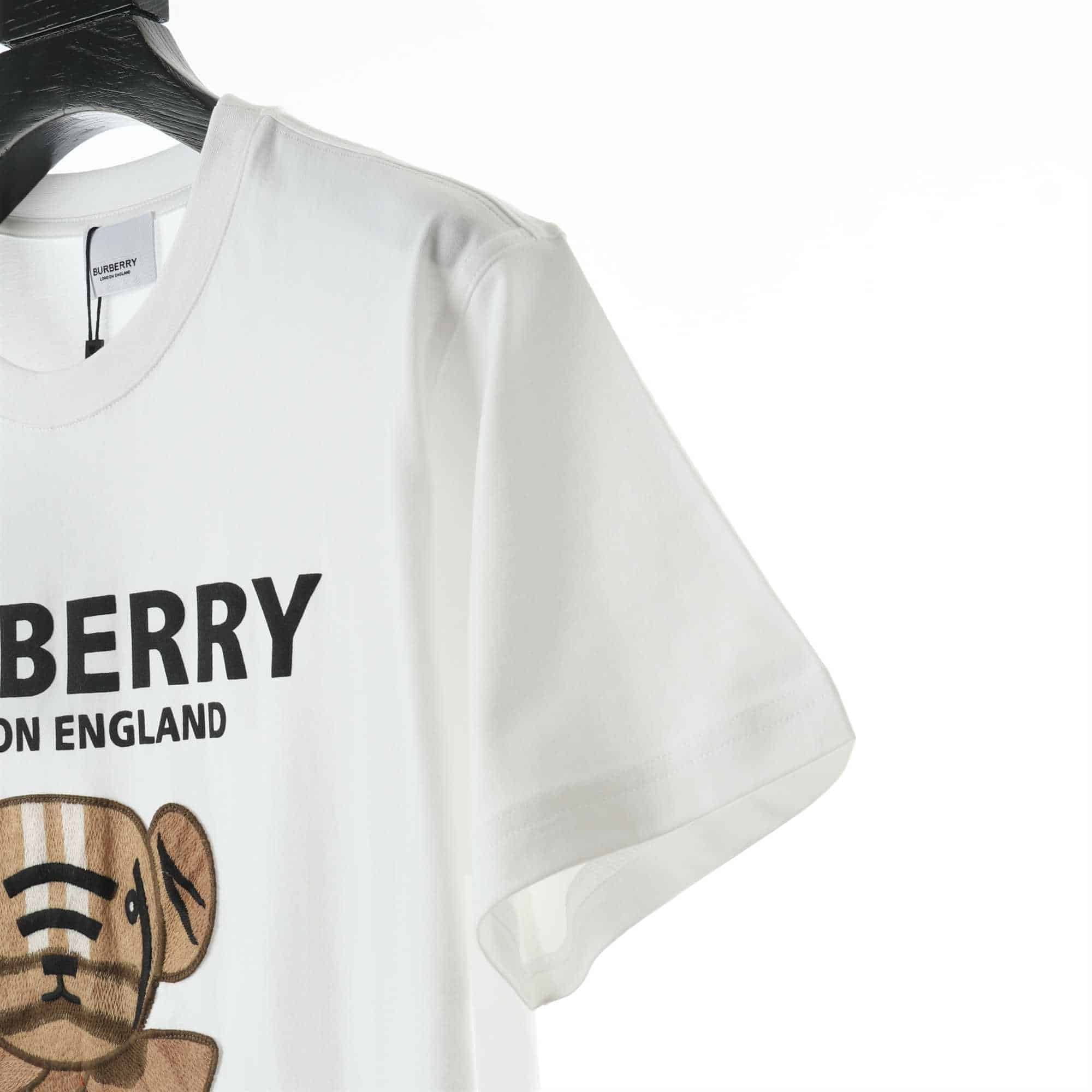 Burberry Teddy Bear Embroidered Logo T-shirt - BBRS13 - We Replica 