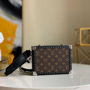 LOUIS VUITTON CLUTCH BOX MONOGRAM ECLIPSE CANVAS M20252