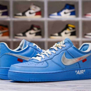 NIKE X OFF-WHITE AIR FORCE 1 LOW MCA SNEAKERS - NK02