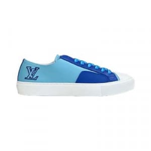 Louis Vuitton Tattoo Sneakers Blue Grained Calf Leather - LSVT113