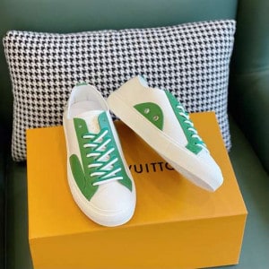 Louis Vuitton Tattoo Sneakers Green Grained Calf Leather - LSVT114