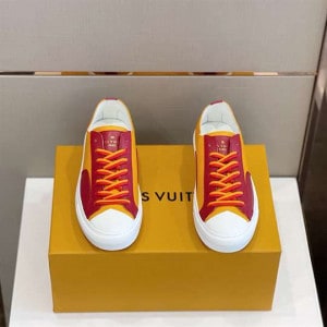 Louis Vuitton Tattoo Sneakers Yellow Grained Calf Leather - LSVT112