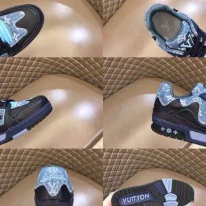 LOUIS VUITTON X NIGO TRAINER SNEAKERS IN BLUE - LSVT129