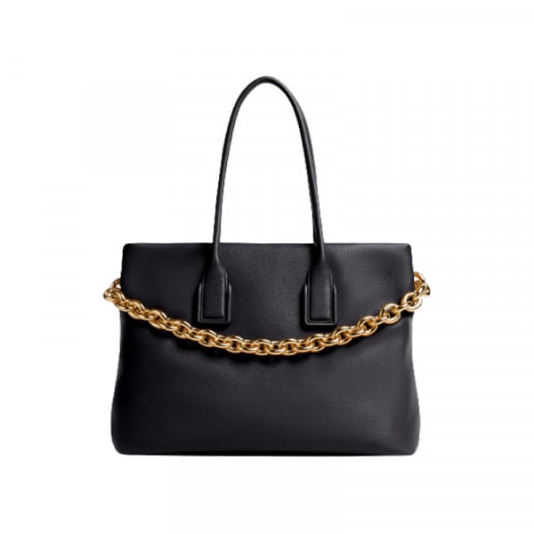 BOTTEGA VENETA WOMEN'S CHAIN TOTE IN BLACK - WBV19