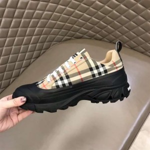 BURBERRY VINTAGE CHECK COTTON ARTHUR SNEAKERS - BBR100