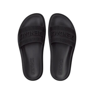 Versace Fendace Logo Sliders In Black - VBS001