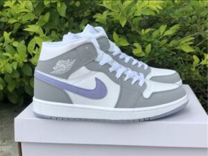 Air Jordan 1 Mid Grey Blue - AJH033