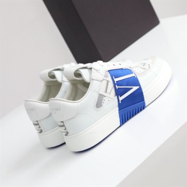 LOW-TOP CALFSKIN VL7N SNEAKER WITH BANDS - VLS027