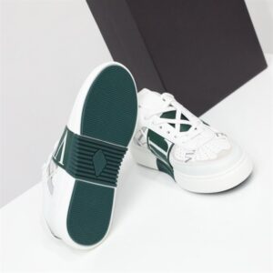 LOW-TOP CALFSKIN VL7N SNEAKER WITH BANDS - VLS032