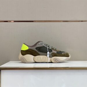 VALENTINO GARAVANI BUBBLEBACK MESH AND SUEDE SNEAKER - VLS034