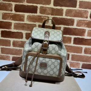 GUCCI BACKPACK WITH INTERLOCKING G - GC23