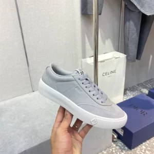 B101 SNEAKER DIOR GRAY SMOOTH CALFSKIN AND NUBUCK - CD139