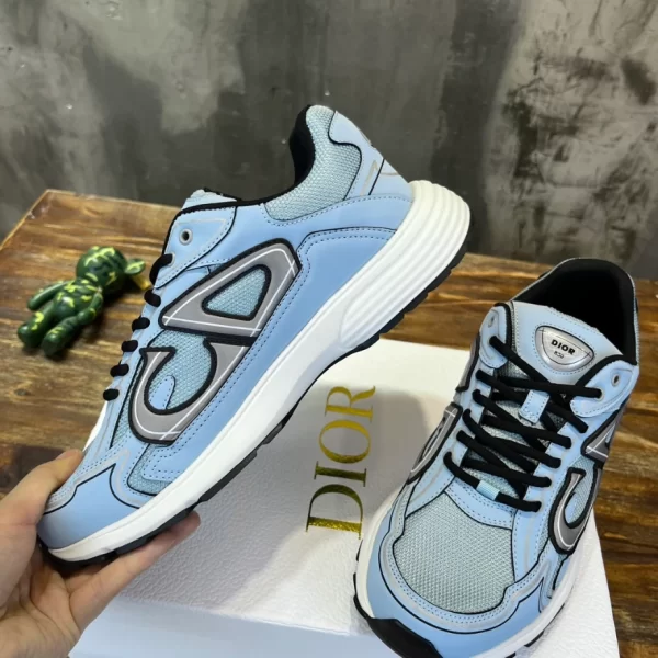 B30 LOW-TOP SNEAKER BLUE MESH AND TECHNICAL FABRIC - CD107