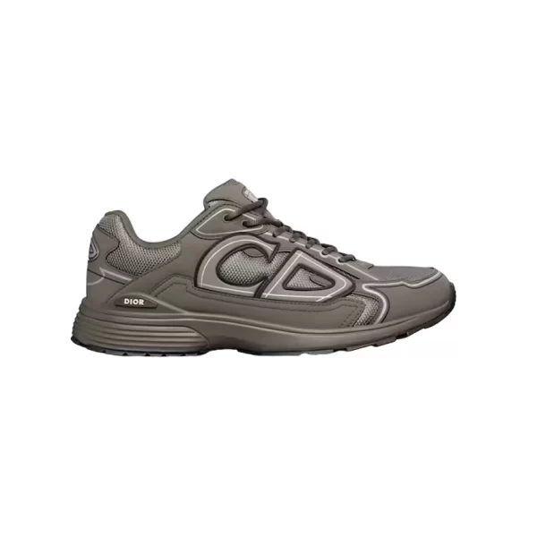 B30 LOW-TOP SNEAKER OLIVE MESH AND TECHNICAL FABRIC - CD105