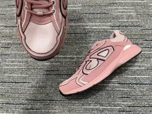 B30 LOW-TOP SNEAKER PINK MESH AND TECHNICAL FABRIC - CD112