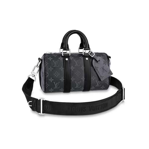 LOUIS VUITTON KEEPALL BANDOULIÈRE 25 MONOGRAM ECLIPSE CANVAS - WLM563