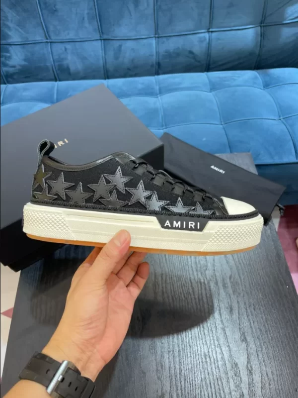 AMIRI STARS COURT LOW-TOP SNEAKERS - AM027