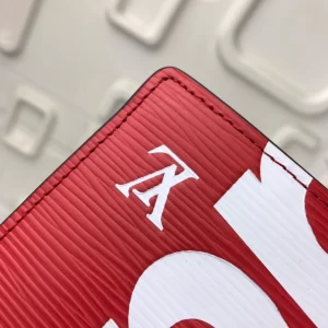 Louis Vuitton X Supreme Wallet Epi Red - WLM119