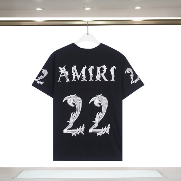 Amiri Logo-Print Cotton T-Shirt - AMS039