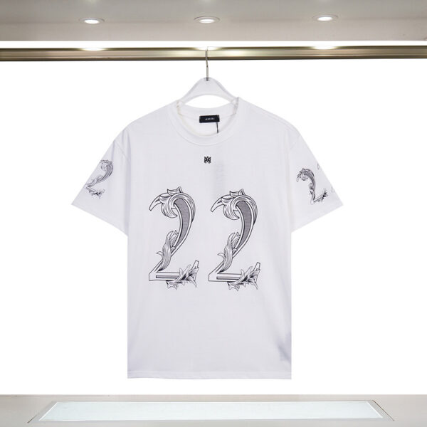 Amiri Logo-Print Cotton T-Shirt - AMS040