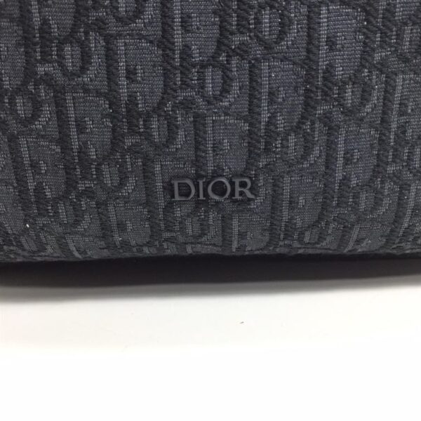 DIOR RIDER BACKPACK BLACK DIOR OBLIQUE JACQUARD - DR004