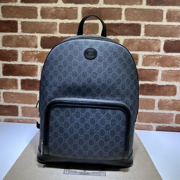 GUCCI INTERLOCKING DOUBLE G BACKPACK IN BLACK - GC49