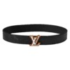 LOUIS VUITTON IMPRINT 40MM REVERSIBLE BELT BLACK - B0118