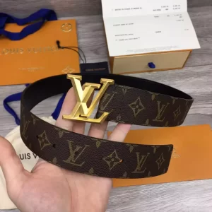 LOUIS VUITTON PYRAMIDE 40MM BELT IN BROWN - B126