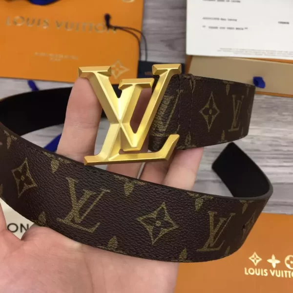 LOUIS VUITTON PYRAMIDE 40MM BELT IN BROWN - B126