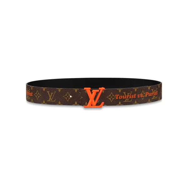 LOUIS VUITTON PYRAMIDE 40MM REVERSIBLE BELT MONOGRAM CANVAS RECTO SIDE - B0135