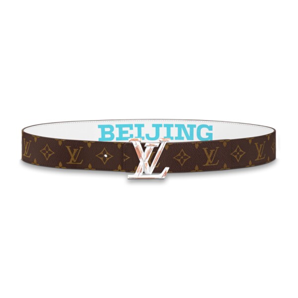 LOUIS VUITTON PYRAMIDE CITIES EXCLUSIVE 40MM REVERSIBLE BELT - B0129