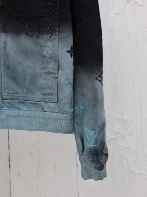 Louis Vuitton Embroidered Denim Blouson Jacket - LC008