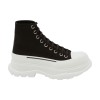 ALEXANDER MCQUEEN MEN'S TREAD SLICK BOOT IN BLACK/WHITE - AM21