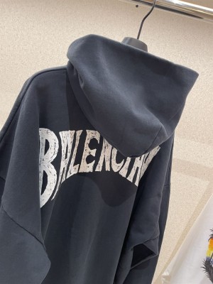 Balenciaga Hand Drawn Hoodie Medium Fit - SBH025