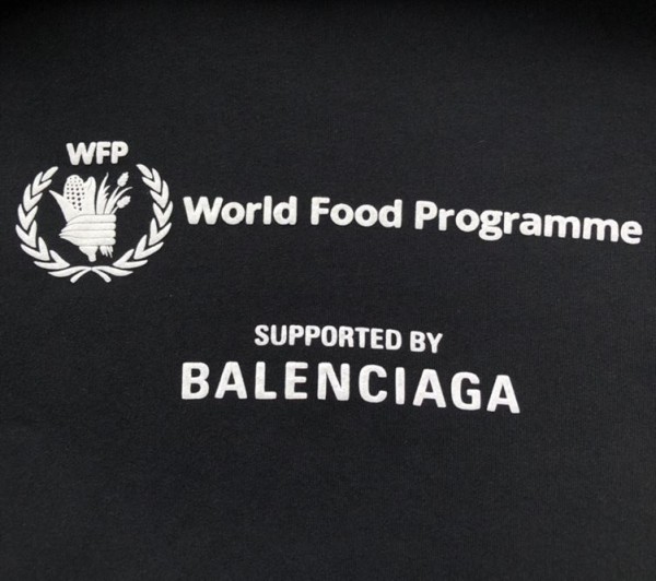 Balenciaga WFP Hoodie Medium Fit In Black - SBH028