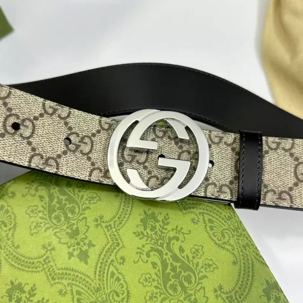 GUCCI SUPREME BELT WITH G BUCKLE - B0144