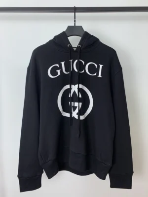 Gucci Classic Retro Interlocking Double GG Hoodie - GBH013