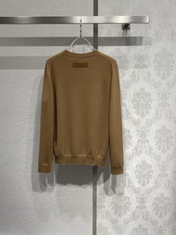 Embossed LV Cashmere Crewneck - SLV034